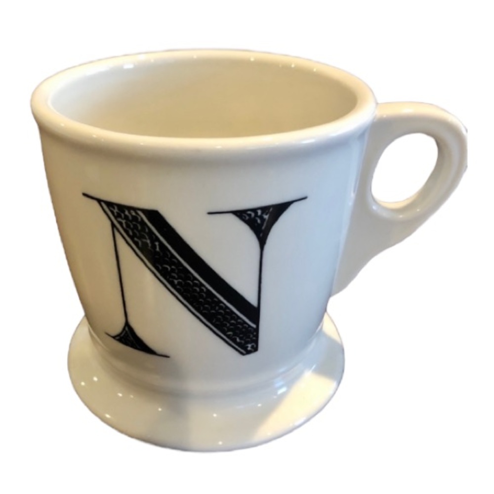 ✨3/$30 Anthropologie Monogram Mug Letter N